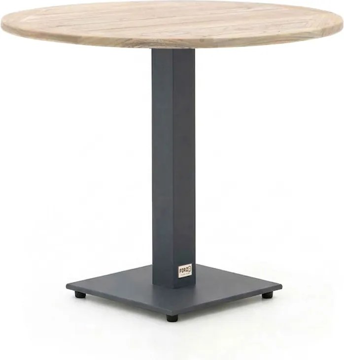 Tuin eettafel Forza  | Rond  | Tuintafel Teakhout | Ø85cm | 2 personen | Kees Smit Tuinmeubelen