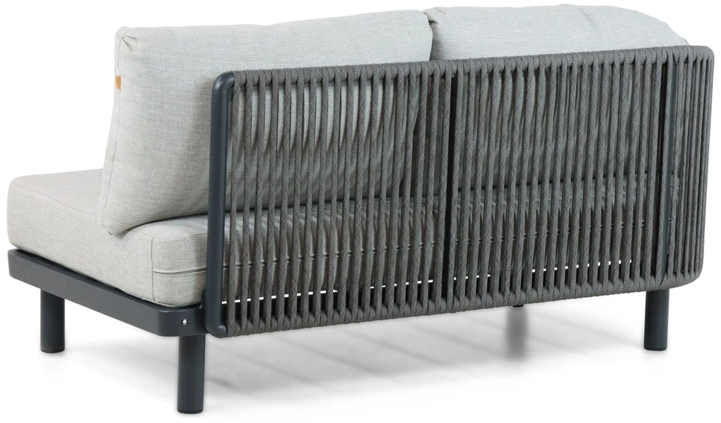 Hoek loungeset 5 personen Aluminium/rope Grijs  Santika Furniture Santika