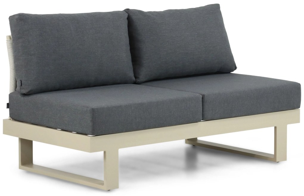 Hoek loungeset 6 personen Aluminium Taupe Lifestyle Garden Furniture Lorenzo