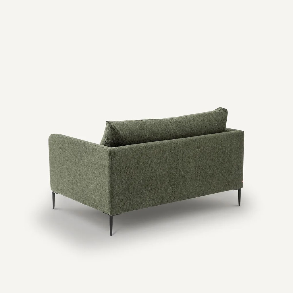 2-zits bank in gemêleerde stof met bouclé-effect Oscar, ontwerp Emmanuel Gallina