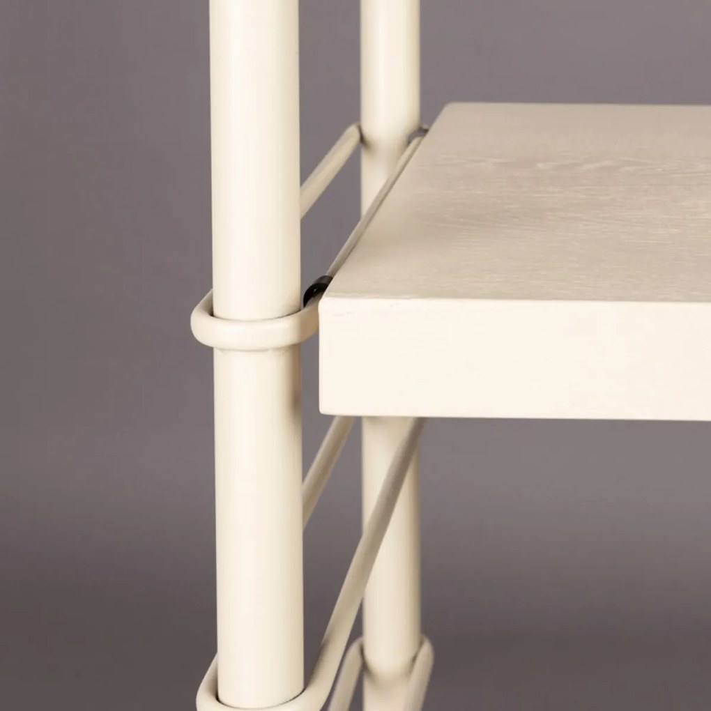 Dutchbone Iron Beige Stellingkast Verstelbare Planken - 90x36x180cm.