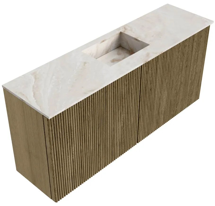 Mondiaz Joya DLux 90cm toiletmeubel dusk met wastafel faye midden 1 kraangat frappe