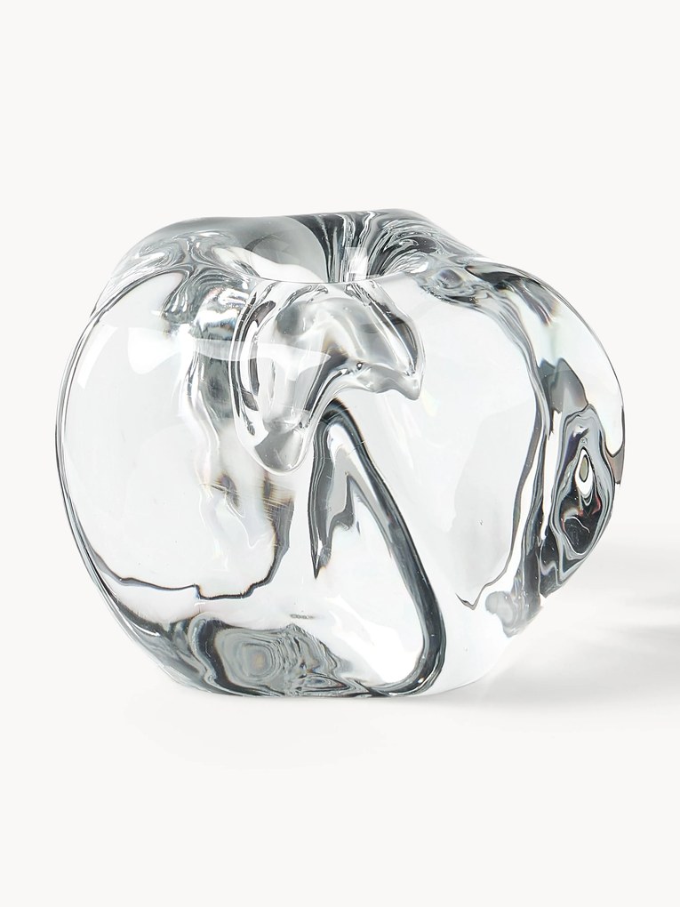 Handgemaakte glazen kaarsenhouder Solon