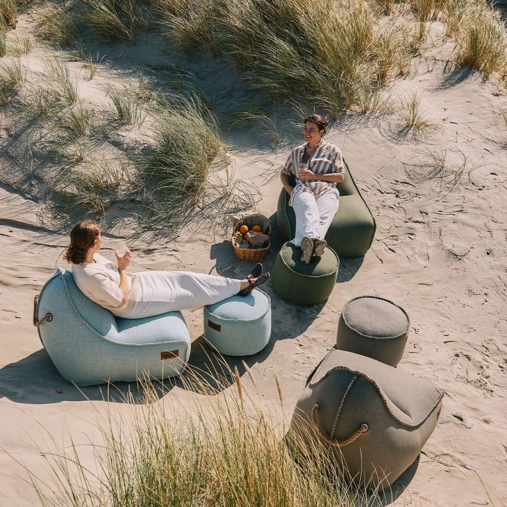 Cobana Lounge Stoel & Pouf Outdoor - Kirra Olive