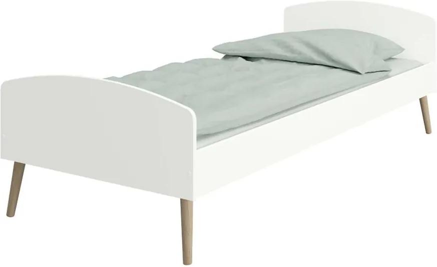 Bed Soft Line - wit - 69x96x204 cm - Leen Bakker