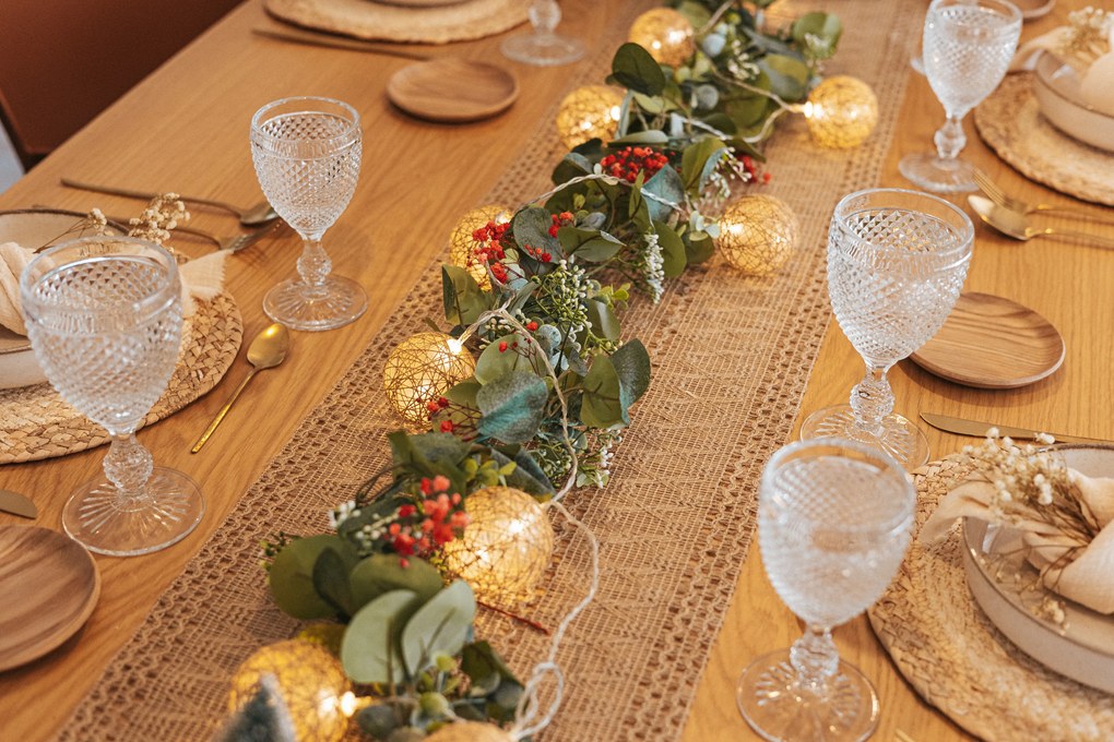 Kerst buiten lichtsnoer 3,3m incl. LED 10-lichts - Pallina Draadlamp IP44 Buitenverlichting