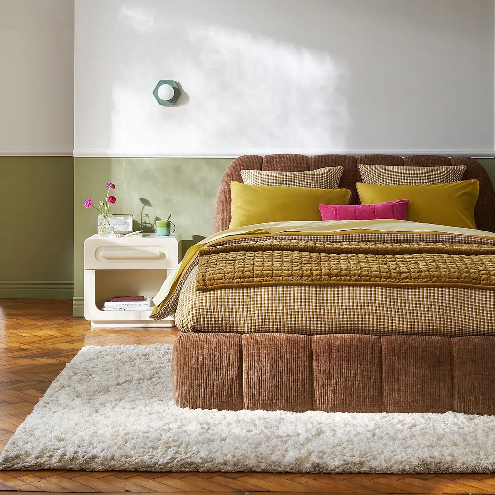 Gestoffeerd bed met boxspring, Nuria