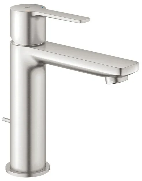 GROHE Lineare New waterbesparende wastafelkraan S-size met waste supersteel 32114DC1