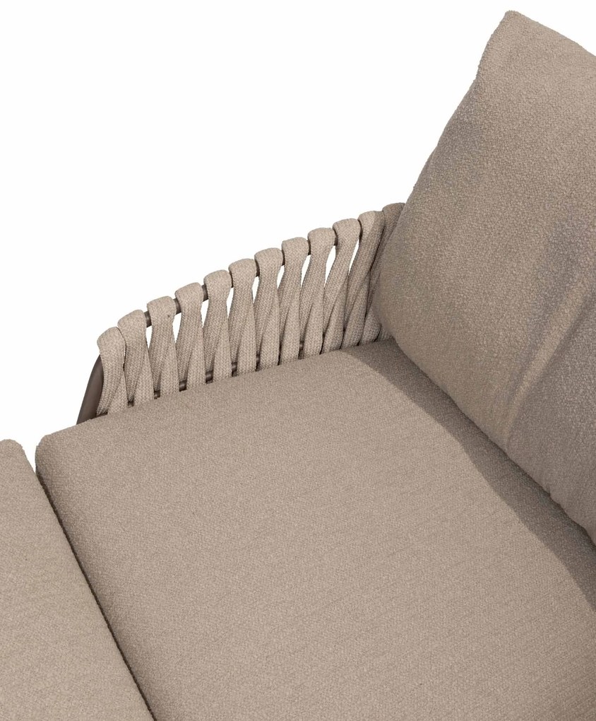 4 Seasons Outdoor Montera loungestoel terre SALE Loungestoel   bruin weerbestendig