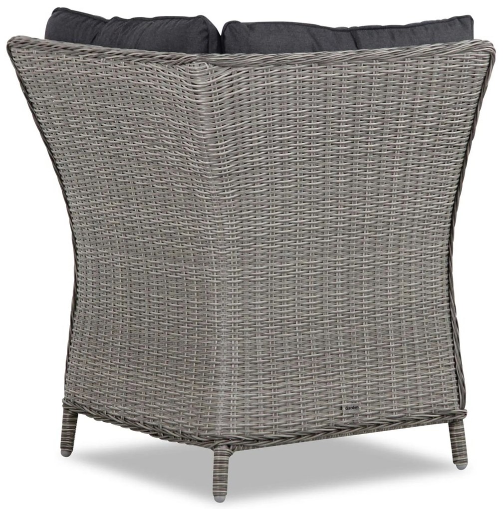 Dining Loungeset 6 personen Wicker Grijs Garden Collections New Castle