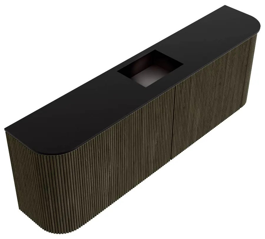 Mondiaz Joya 125cm toiletmeubel ronding links/rechts shadow met wastafel faye midden 1 kraangat urban