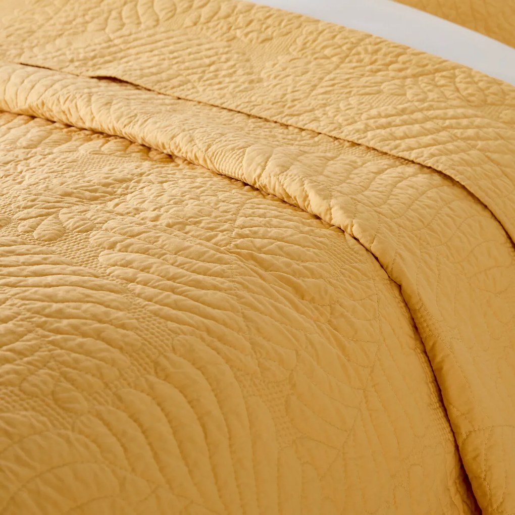 Gematelasseerde beddensprei in katoen Tropical