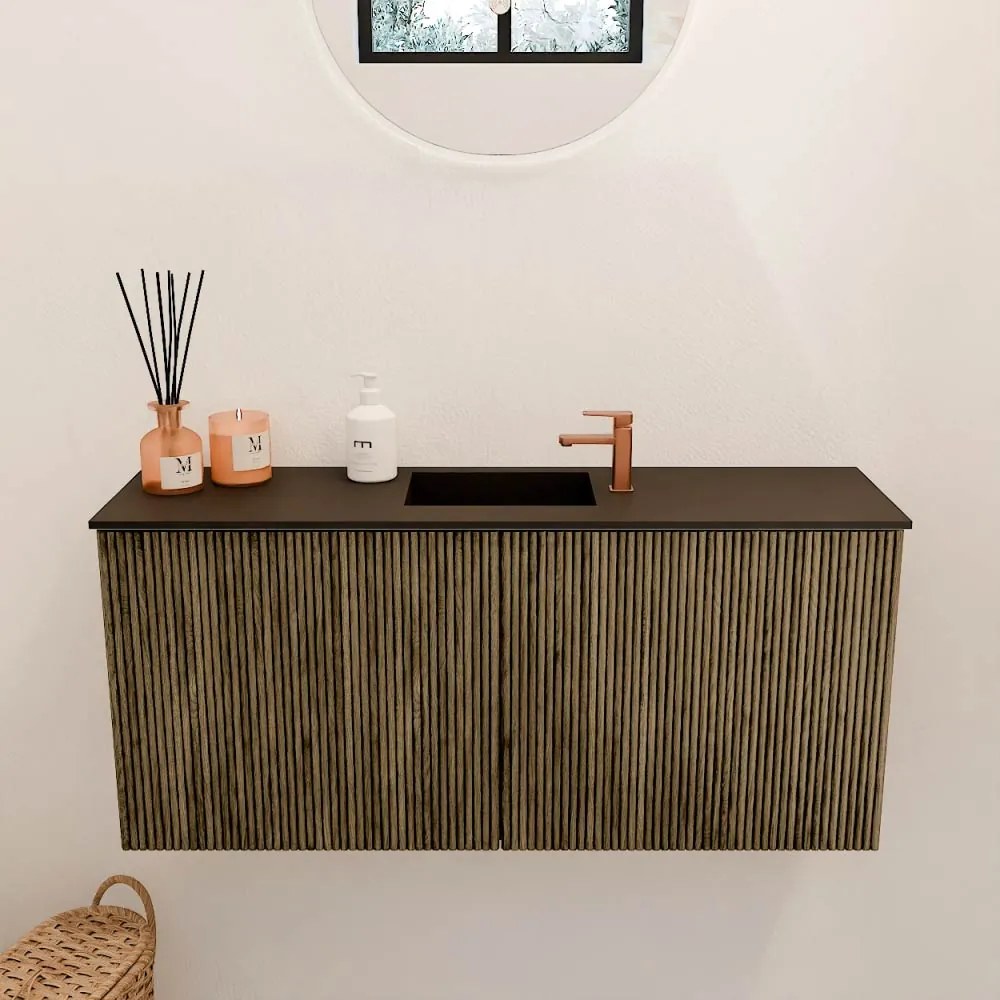 Mondiaz Joya 90cm toiletmeubel dusk met wastafel faye midden 1 kraangat urban
