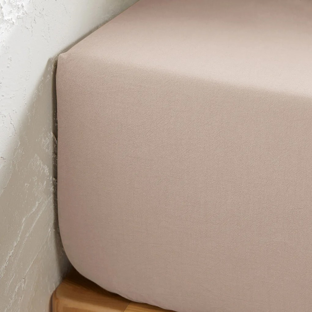 Hoeslaken in katoen, omslag 30 cm, Plantaardige verftechniek