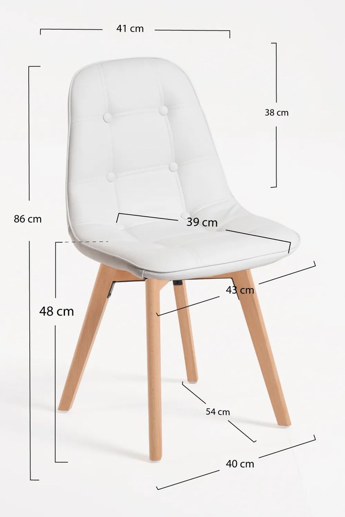 Set 4 Vorak Stoelen