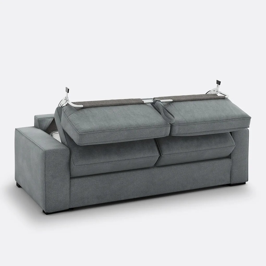 Slaapbank van polyester, Comfort BULTEX®, Cécilia
