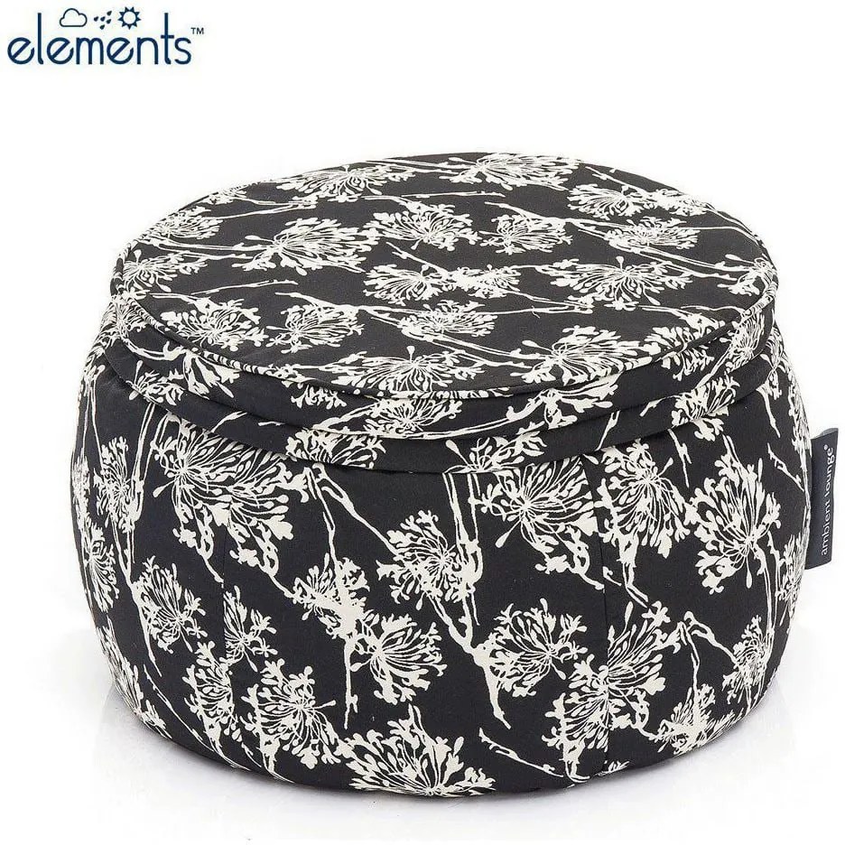 Ambient Lounge Outdoor Poef Wing Ottoman - Nightbloom
