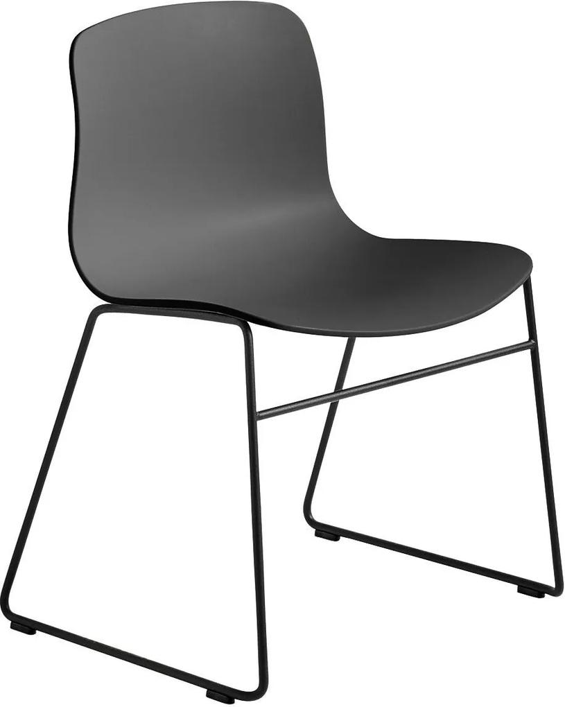 Hay About A Chair AAC08 Stoel Met Zwart Onderstel Soft Black