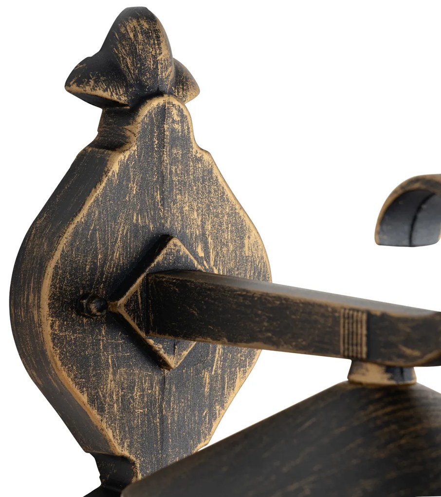 Klassieke buiten wandlantaarn antiek goud IP44 - Herb