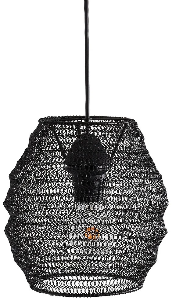 Hanglamp van ijzergaasØ20 cm, Mita