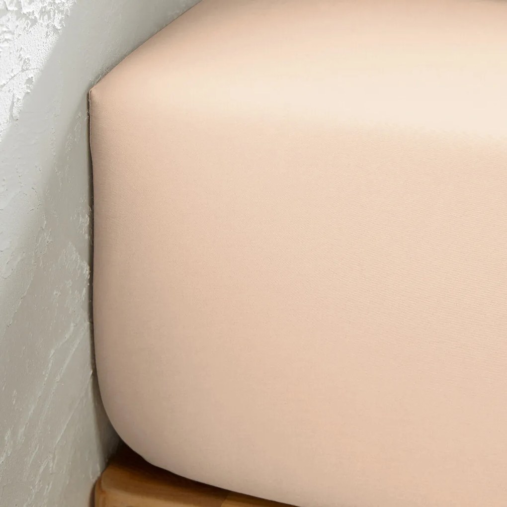 Hoeslaken van 118-draden gewassen katoensatijn, Victor uni