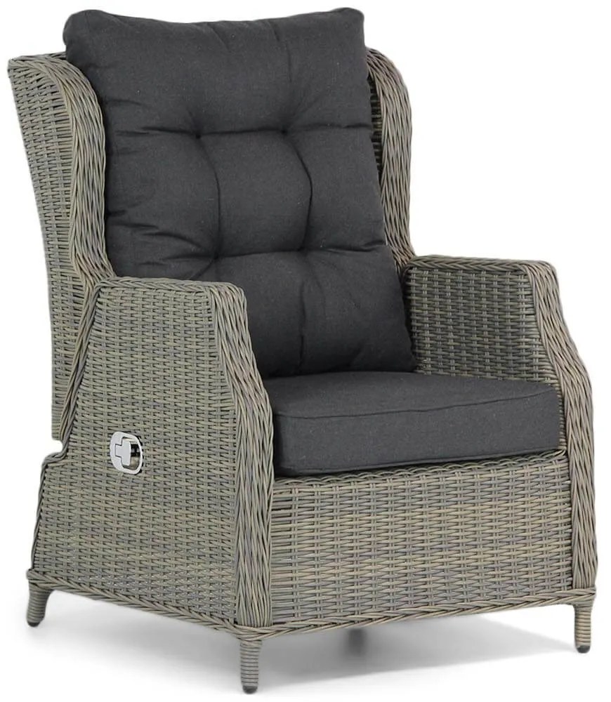 Stoel en Bank Loungeset 5 personen Wicker Taupe  Garden Collections Chicago