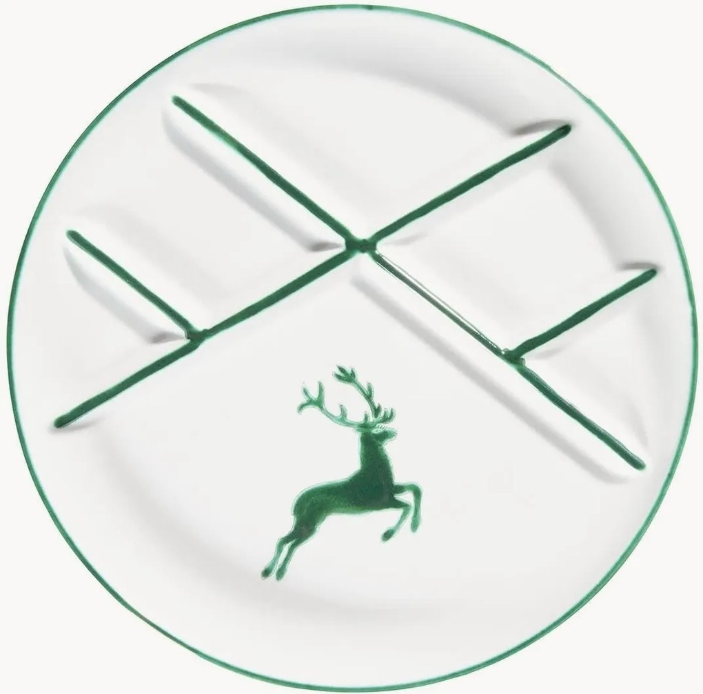 Handgemaakt fonduebord Grüner Hirsch