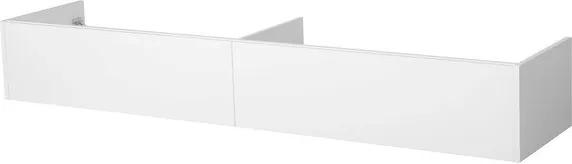 Saniclass Flat onderkast 198x30x45.5cm met softclose 0 deuren 2 lades mat wit gelakt 19200