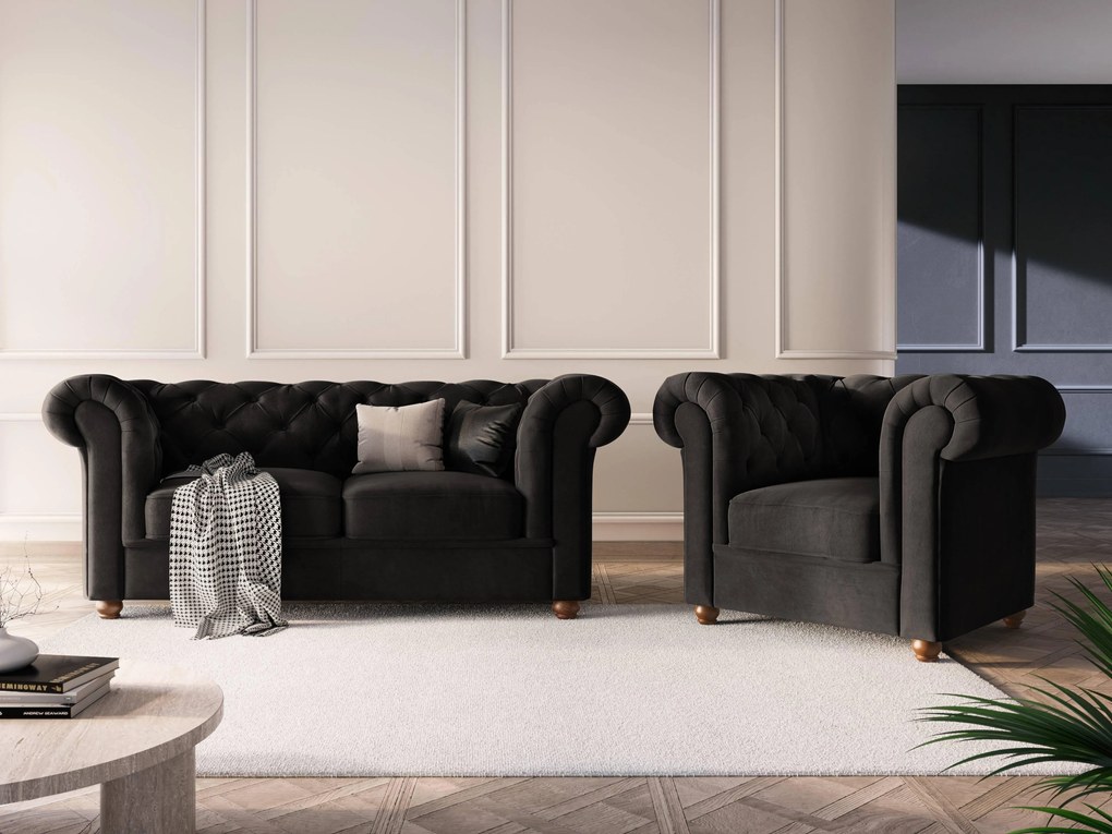 2-zitsbank Phoebe velvet | Windsor & Co