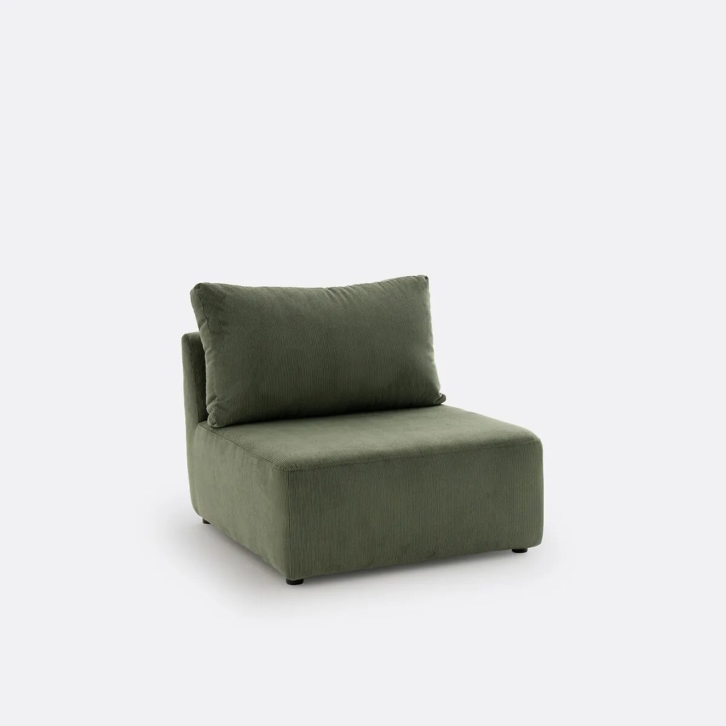 Modulaire bank geribd fluweel, Monica