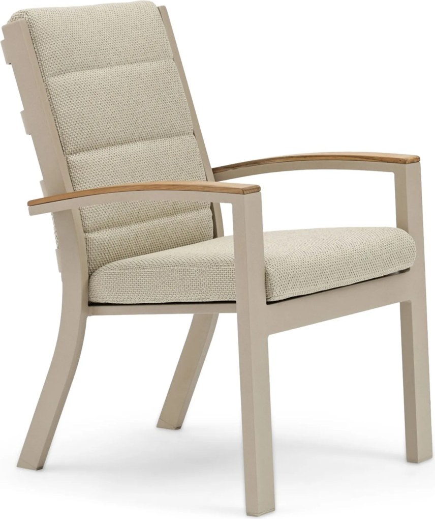 Tuinset 6 personen 260 cm Aluminium Zand/Beige Osmen Midura/Superior
