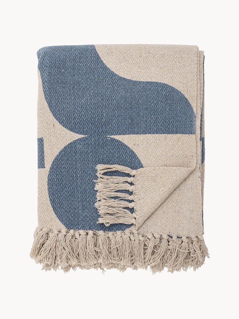 Plaid Agno met franjes