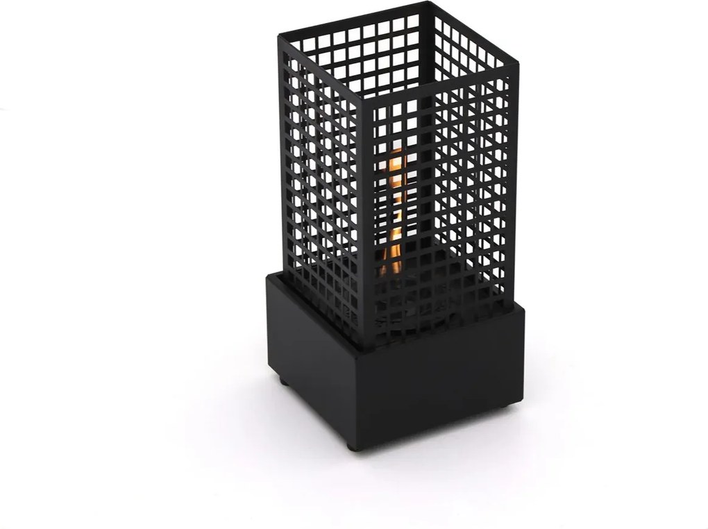 + 15% kassakorting | Tafelhaard voor buiten  | Tenderflame Agni | Staal | Zwart | 18.5x18.5cm | Kees Smit Tuinmeubelen