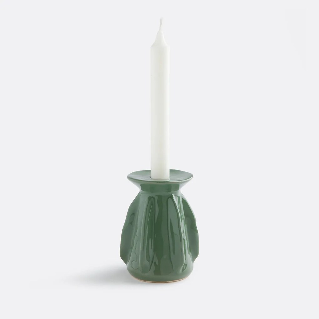Keramische kandelaar H12 cm Ilia