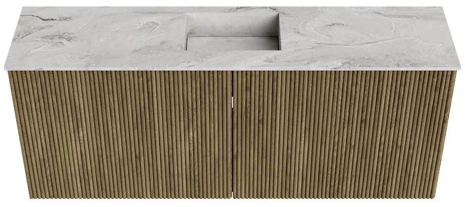 Mondiaz Joya DLux 100cm toiletmeubel dusk met wastafel faye midden 1 kraangat glace