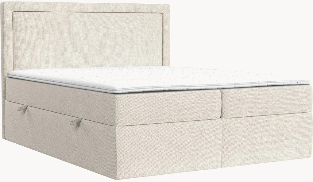 Handgemaakt chenille divan bed Rebeca met opbergruimte, H2