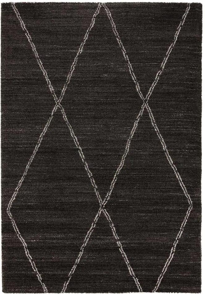 Vloerkleed Noma - zwart - 200x290 cm - Leen Bakker