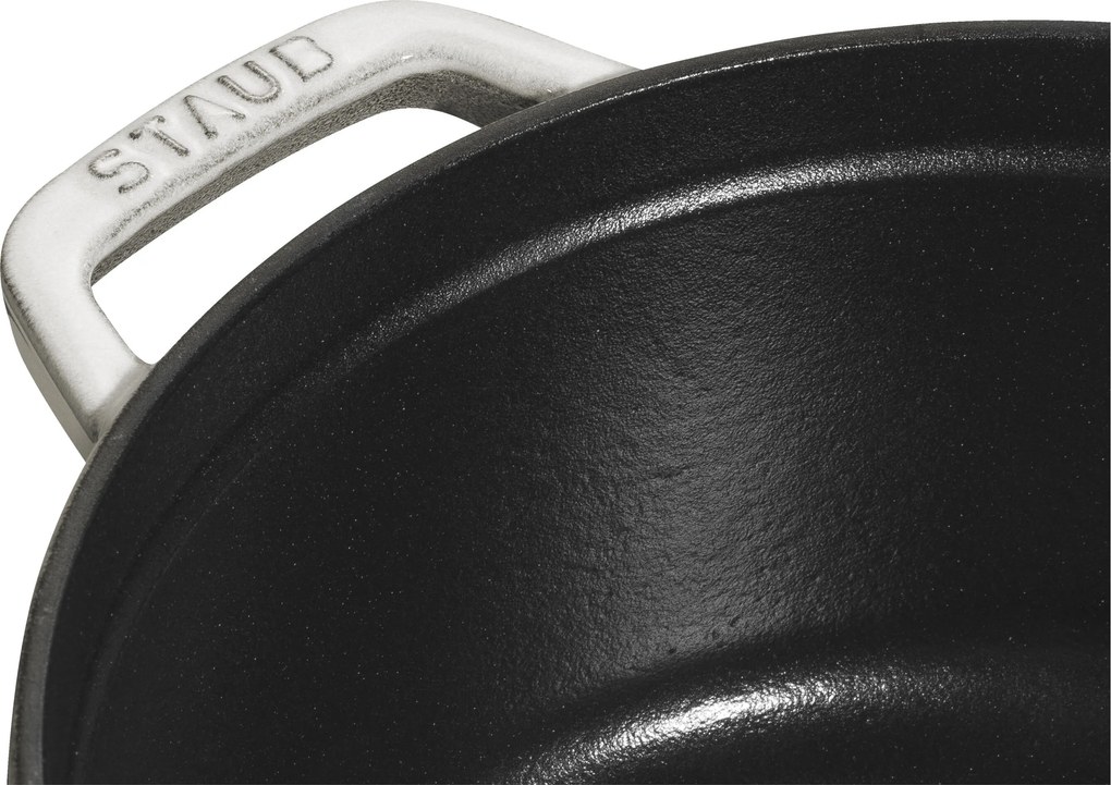 Staub La Cocotte Cocotte 28 cm / 6,75 l, Rond, White truffle - La Cocotte - Staub