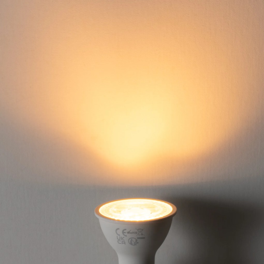 Set van 5 GU10 3-staps dimbare LED lampen 6W 430 lm 2000 - 6000K