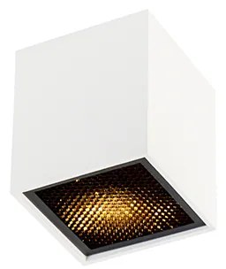 Design opbouwSpot / Opbouwspot / Plafondspot wit GU10 50mm - Qubo Honey Design GU10 vierkant Binnenverlichting Lamp