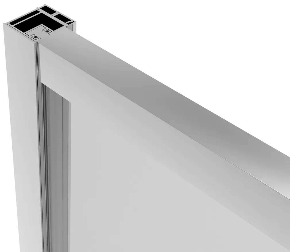 Badstuber Onda douchecabine 90x90cm chroom