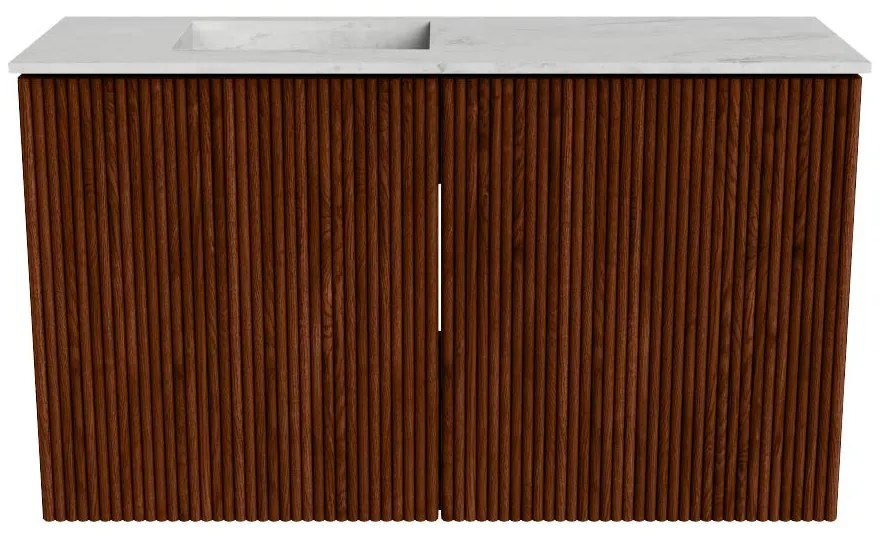 Mondiaz Joya DLux 70cm toiletmeubel ruby met wastafel faye links zonder kraangat opalo