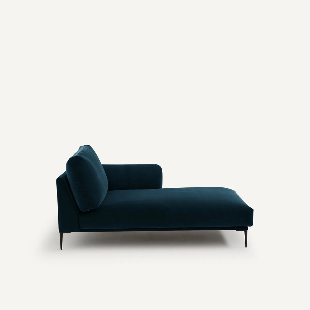 Longchair fluweel, Oscar design E.Gallina