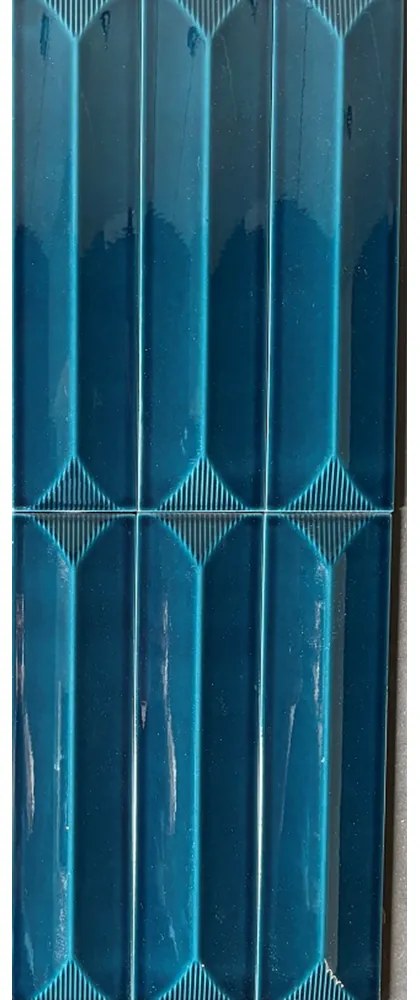 Terre d'Azur Colina 7.5x30cm blauw glans