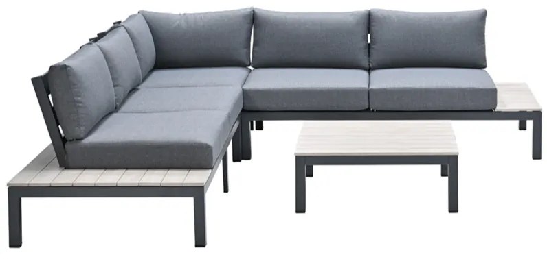Garden Impressions Nicolle loungeset - Carbon black - donker grijs - Op=Op