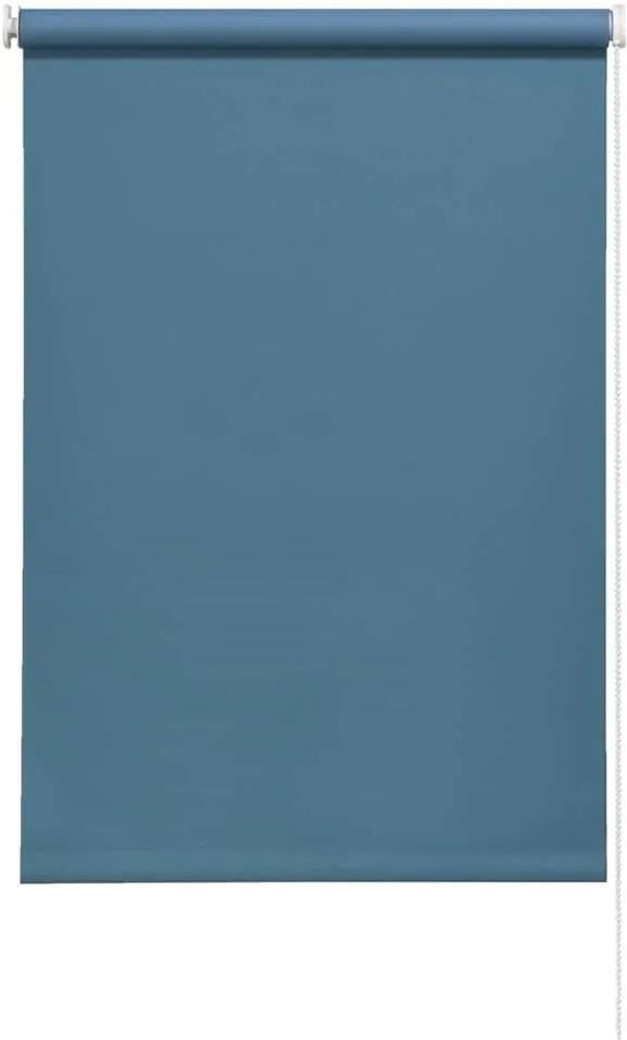Rolgordijn verduisterend - turquoise - 60x190 cm - Leen Bakker