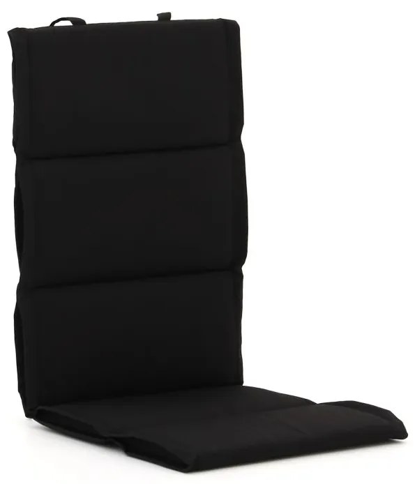 Dunne tuinkussen | Zwart  | Olefin | Tex Style | 125x50cm | Kees Smit Tuinmeubelen