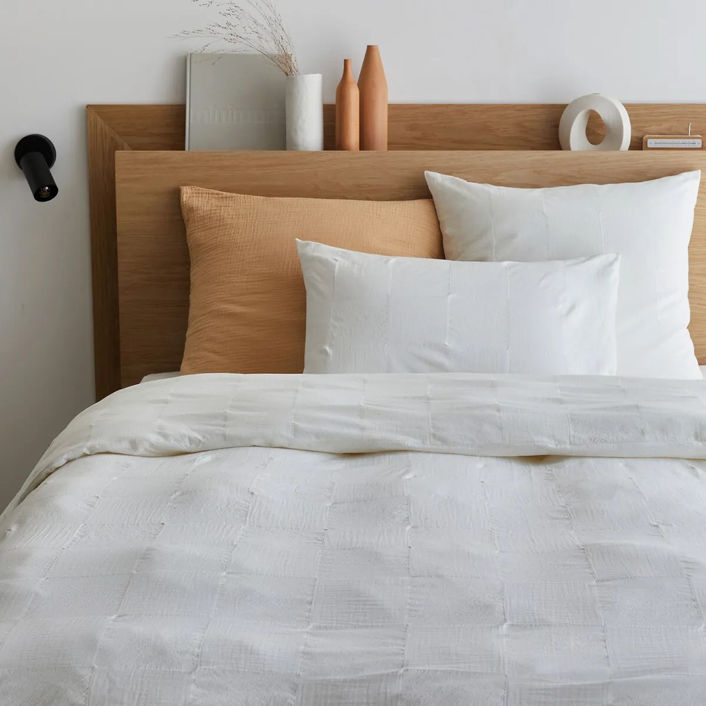 Kussensloop in katoen en tetra, Agathe