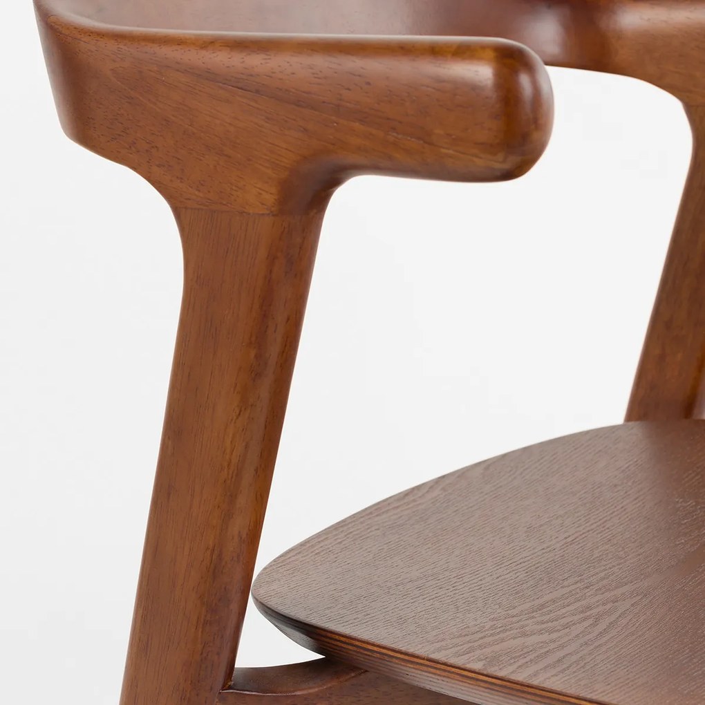 Zuiver Northwood Walnut Walnoot Eetkamerstoel Minimalistisch