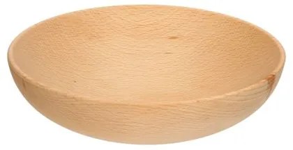 Schaal, beukenhout,Ø 22 x 5,2 cm